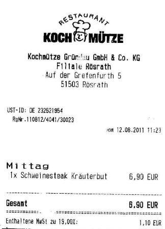 dkge Hffner Kochmtze Restaurant